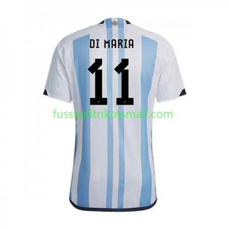 Fußballtrikots Argentinien Di Maria 11 FIFA WM 2022 Kurzarm Heimtrikotsatz kaufen